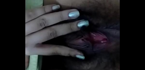  Real Indian hairy pink pussy